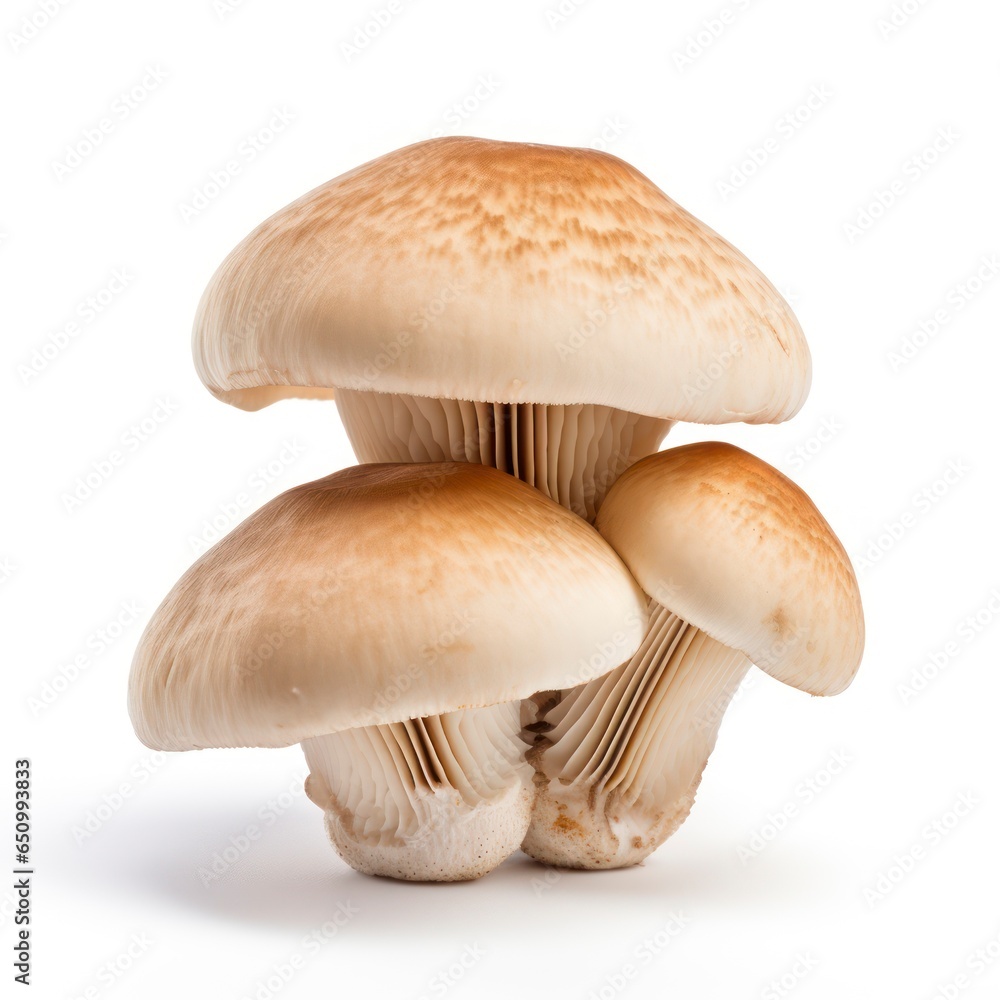 Hog mushrooms isolated on a white background Hog mushrooms isolated on a white background