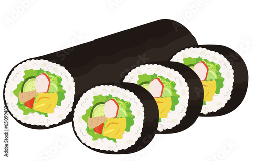 寿司_太巻き_サラダ巻