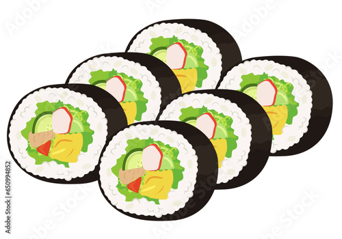 Salad Sushi Roll