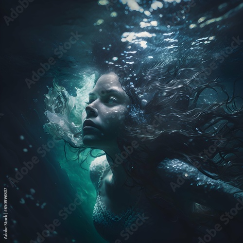 mermaid swimming under water 8k 3d render realistic cinematic Cinematic Color Grading Editorial Photography Photography Photoshoot Shot on 70mm UltraWide Angle Depth of Field DOF Shutter Speed 11000 
