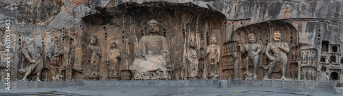 The big Buddha in the Longmen Grottoes in Henan province in China.