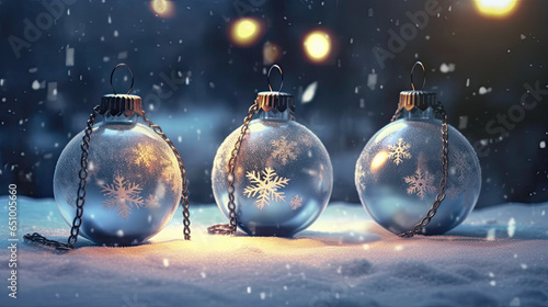 Elegant Christmas Balls and Baubles to Adorn Your Holiday Decor  AI Generated