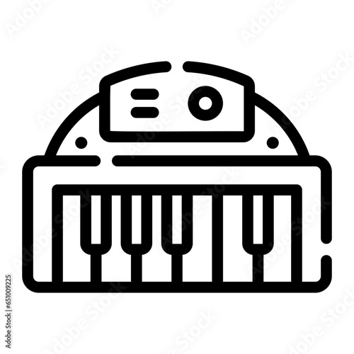 synthesizer Line Icon