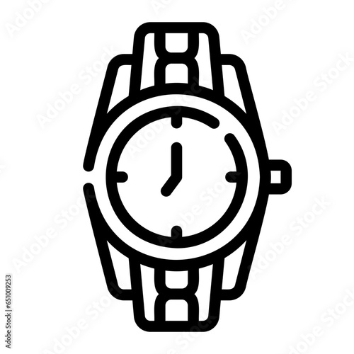 wristwatch Line Icon