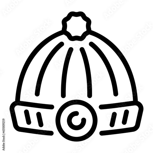 beanie Line Icon
