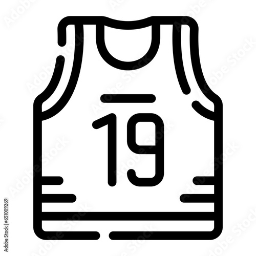 tshirt Line Icon