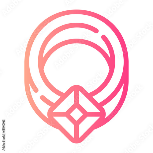 ring Line Gradient Icon