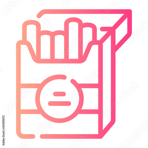 tobacco Line Gradient Icon