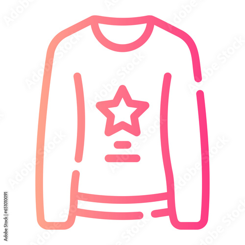 tshirt Line Gradient Icon