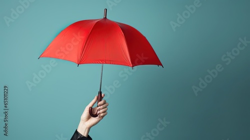 Umbrella Protection holding by hand