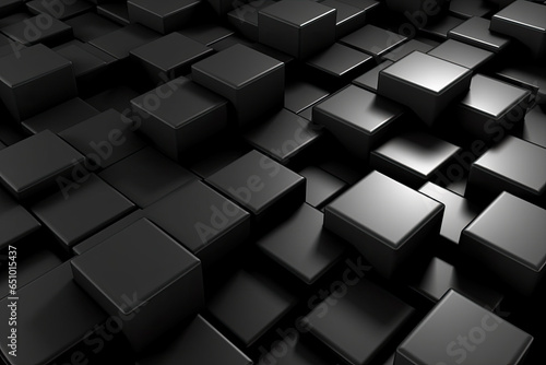 A black background with a set of cubes © shahiddzn