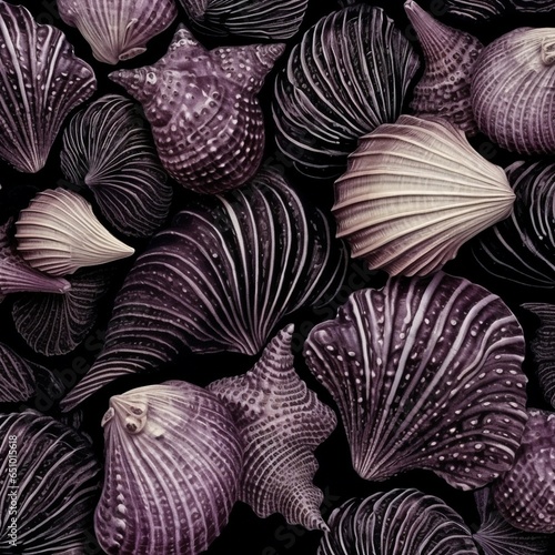 background with shells