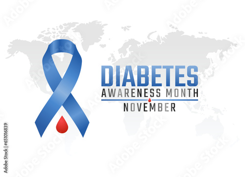 Flyers promoting diabetes awareness month or associated events may be made using vector pictures on the topic. design of a flyer, a celebration.