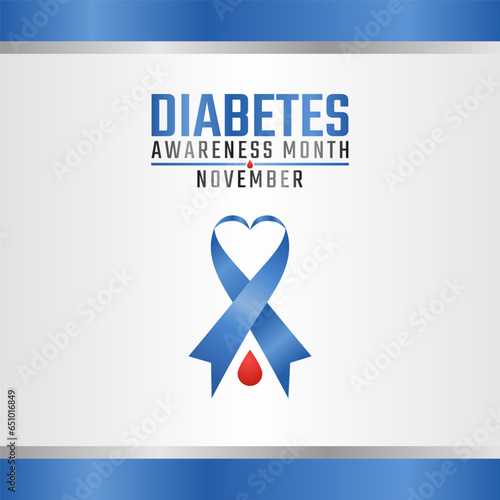 Flyers promoting diabetes awareness month or associated events may be made using vector pictures on the topic. design of a flyer, a celebration.