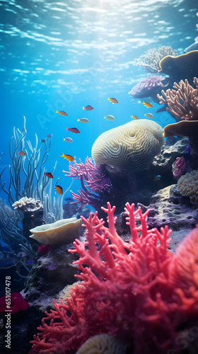 Vibrant Coral Reef Life  9 16 format