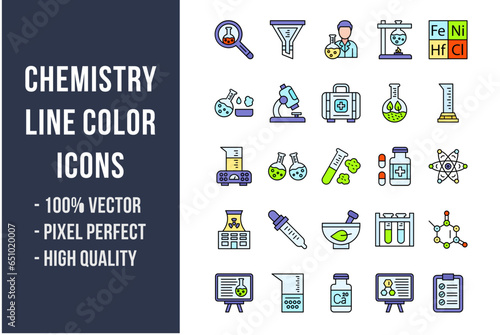 Chemistry Flat Icons