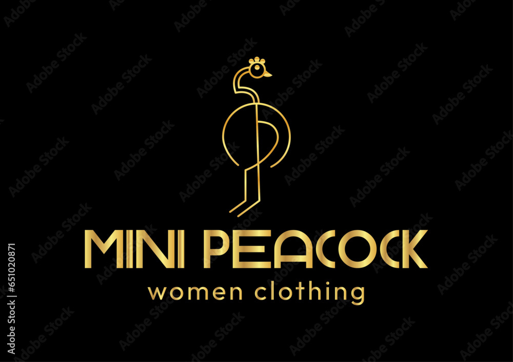 abstract logo design, peacock logo design, P logo, elegant logo abstract logo design, peacock logo design, P logo, elegant logo