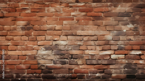 Red old brick Wall Background