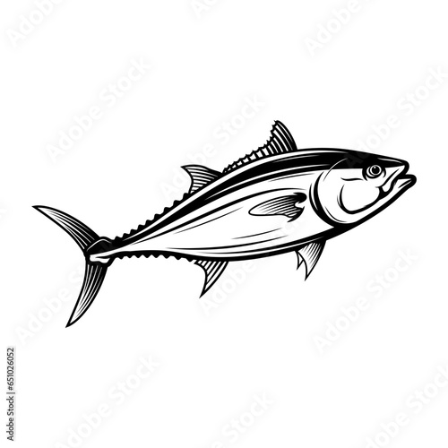 fish silhouette,sea fish isolated on white