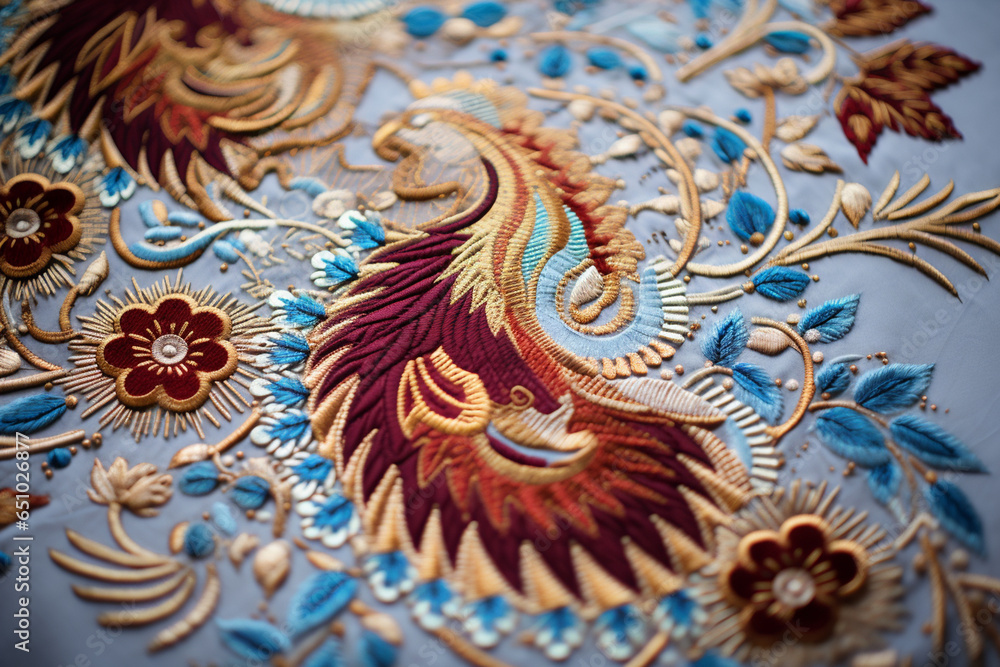 Exquisite Indian Embroidery Displays Intricate Designs Inspired By Ancient Traditions