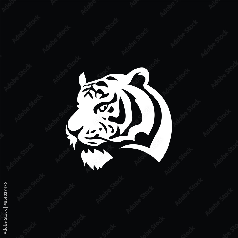 Obraz premium Logo Head Tiger