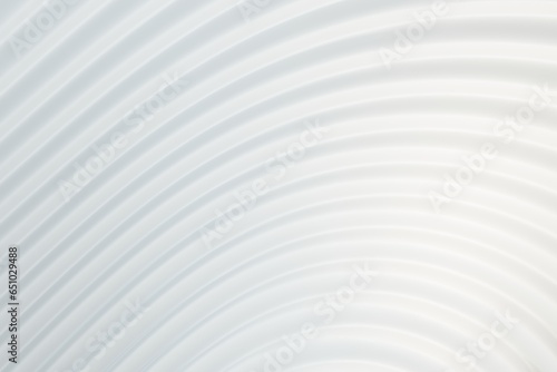 Light abstract curved background with geometric elements as a basis for outdoor advertising. 3d rendering