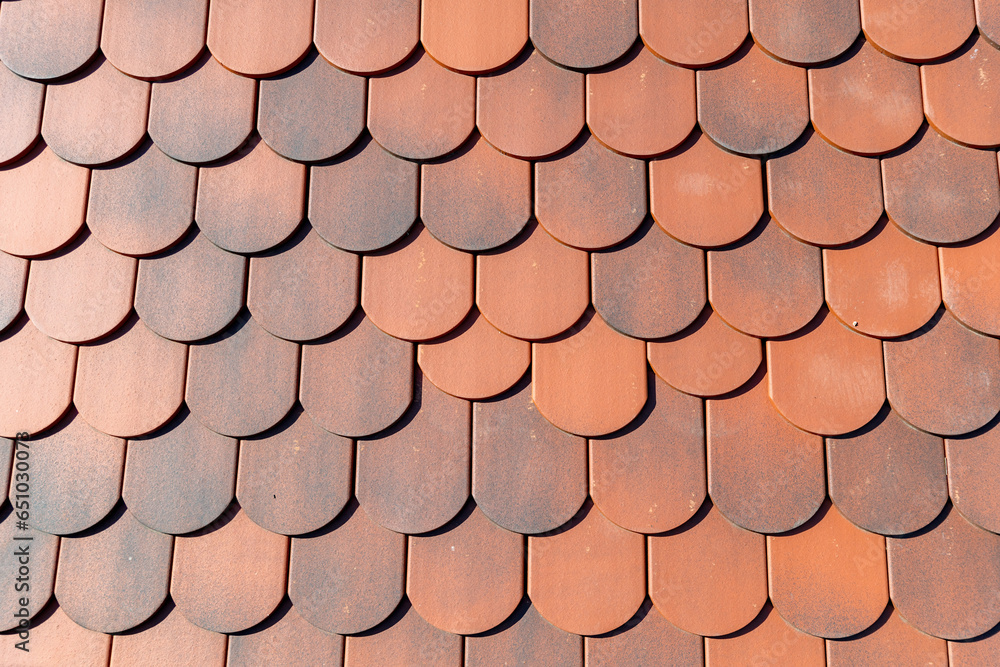 Roof tiles pattern. Roof tiles texture background. Roof tiles pattern. Roof tiles texture background.