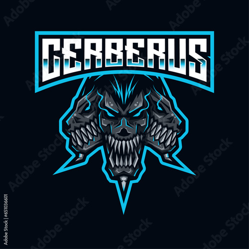 Cerberus Esport Logo Template photo