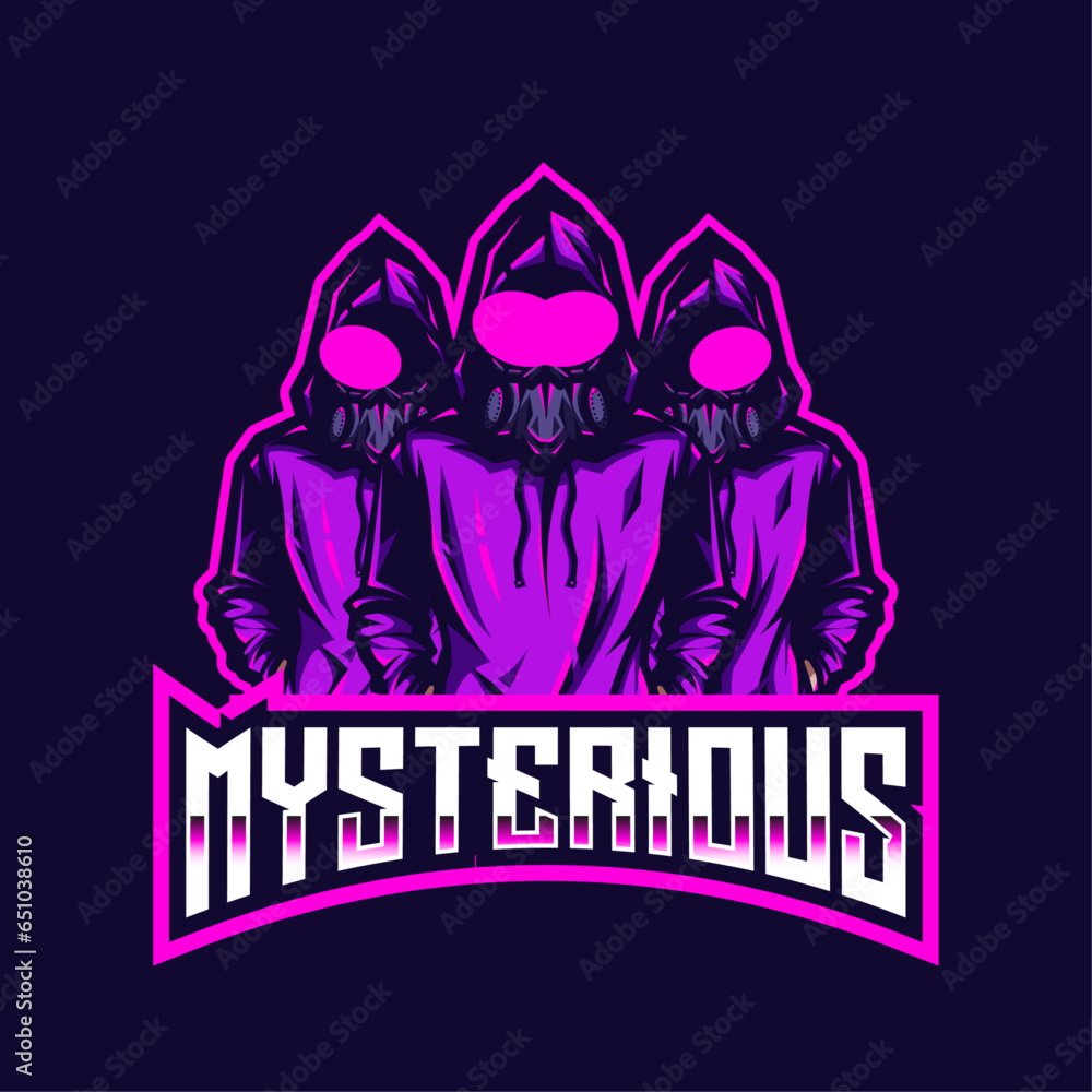 Mysterious Esport Logo Template Mysterious Esport Logo Template