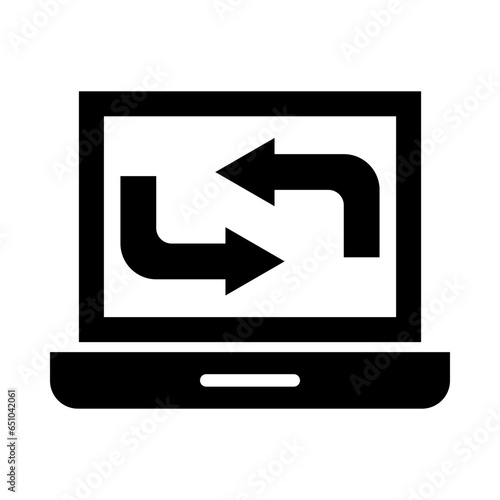 Migrating Glyph Two Color Icon Design