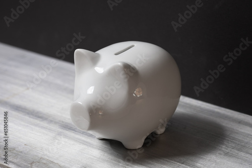 piggy bank dark background ...