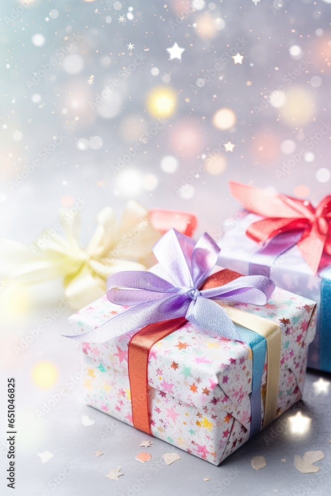 Merry Christmas and Happy new year. Festive background with gift boxes. Christmas gift box Merry Christmas and Happy new year. Festive background with gift boxes. Christmas gift box
