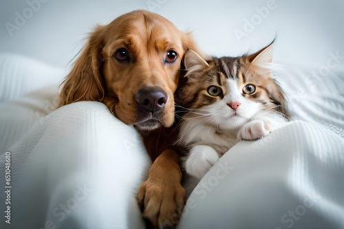 cat and dog © Mr. PNG