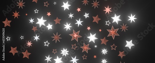 XMAS Stars - stars. Confetti celebration, Falling golden abstract decoration for party, birthday celebrate,