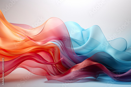 Lighting motion blur abstract waves colorfull background