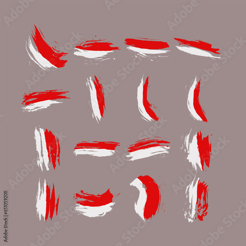 Brush Indonesian Flag