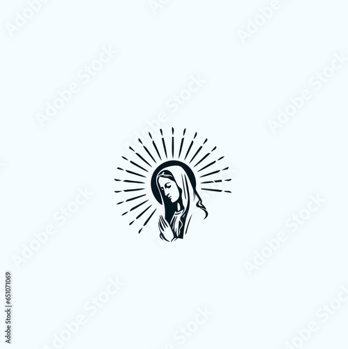 THESE HIGH QUALITY MOTHER MARIA VECTOR FOR USING VARIOUS TYPES OF DESIGN WORKS LIKE T-SHIRT, LOGO, TATTOO AND HOME WALL DESIGN
