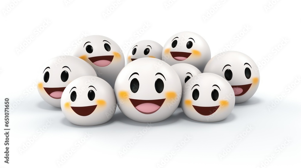 Obraz premium happy smiley faces