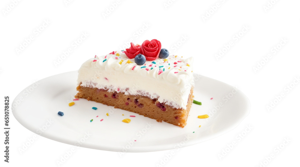Delicious Slice of Birthday Cake on a Transparent Background Png Delicious Slice of Birthday Cake on a Transparent Background Png