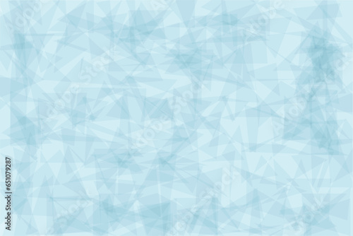 abstract winter background of blue and white triangles