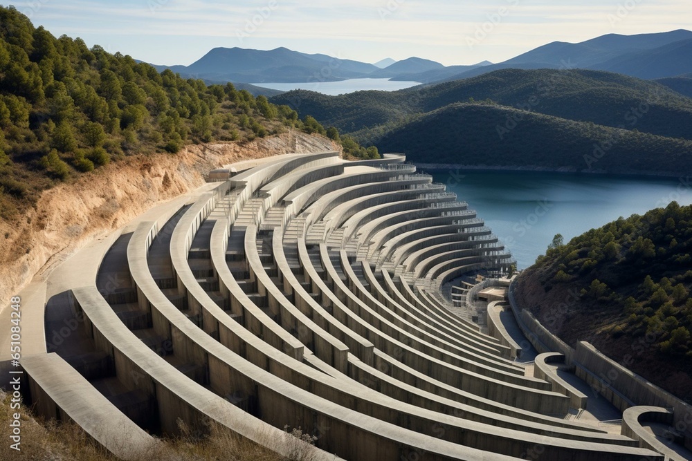 The largest pumped storage power plant in Spain Cortes la Muela pumped