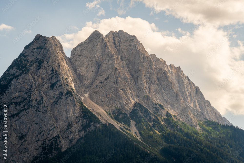 The German Alps by Garmisch-Partenkirchen, in Bavaria