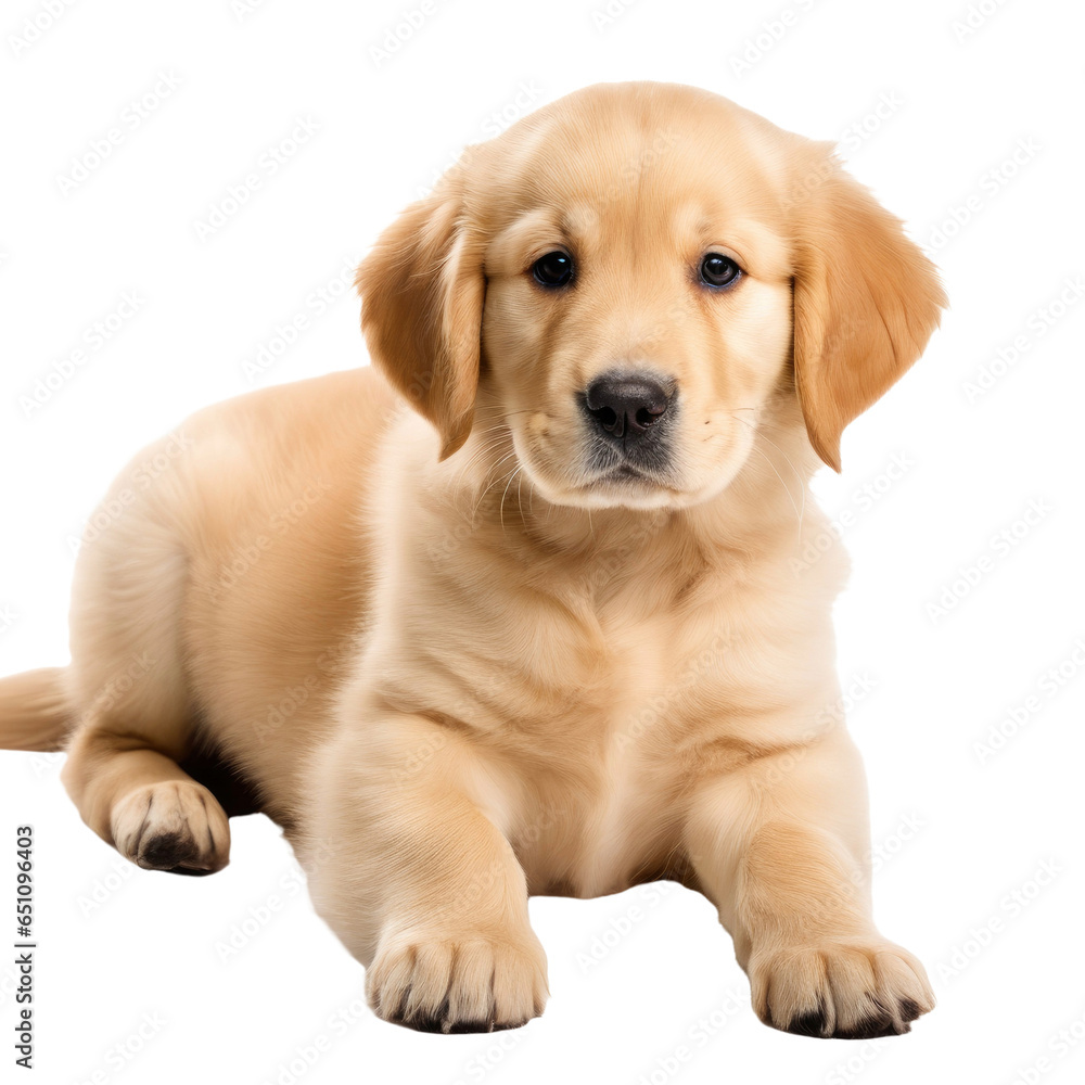 golden retriever puppy isolated on white background golden retriever puppy isolated on white background