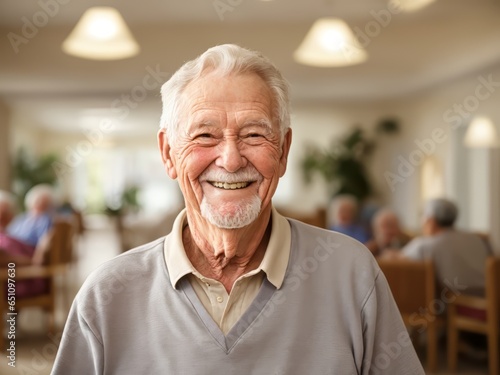 Senior Man in a Nursing Home
