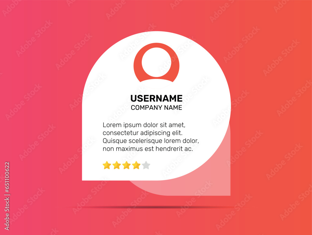 Foto Testimonials template design