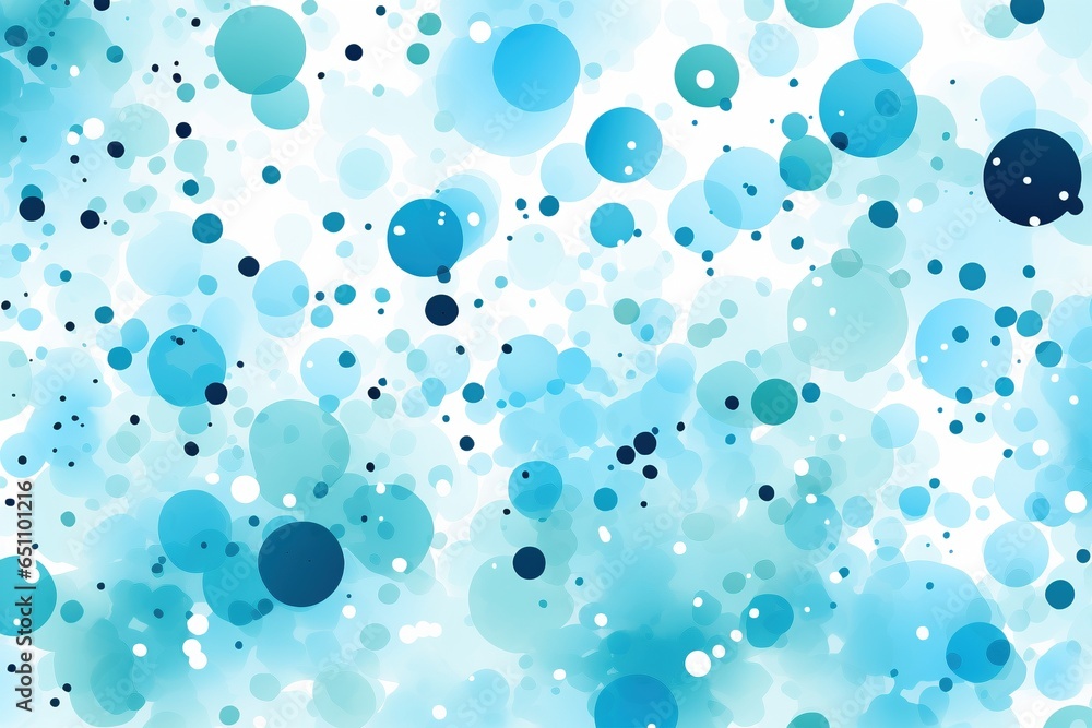 blue spots and circles background texture