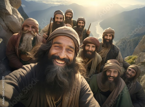 A group of Muslim mullahs photo