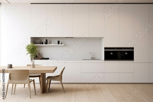Contemporary White Kitchen Decor