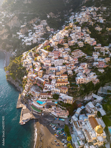 Neapol Włochy zdjęcia z dronu widok z lotu ptaka © Micha