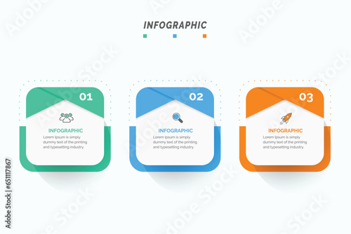 Business data visualization. Process chart. Abstract elements of graph, diagram with 3 steps, options, parts, or processes. Vector business template infographic, design, vector,2,3,4,5,6,